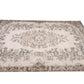 Turkish Handmade Area Rug, 6x9 Vintage Carpet Rug, Oushak Rug, Turkey rug, Muted rug, Living room, Wool rug, Maden in Anatolia,10206