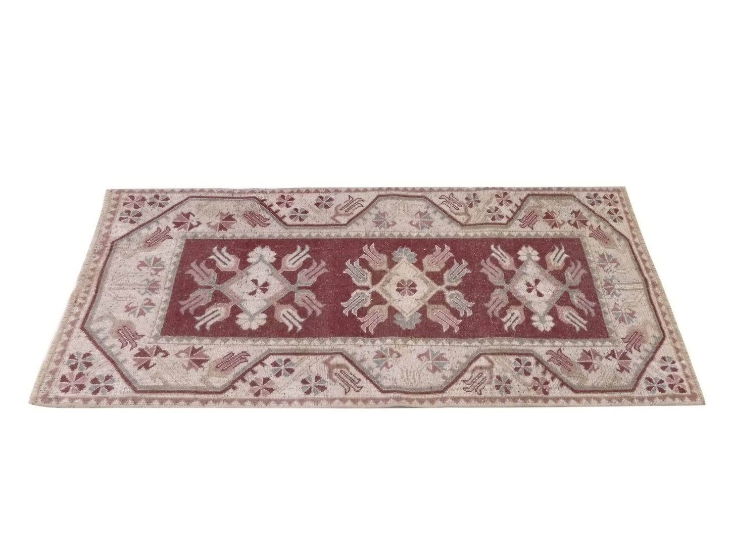 Small Turkish Rug, 3x5 Rug, Vintage Rug, Oushak Rug, Carpet rug, Boho rug, Neutral rug, Bedroom rug, Nursery rug, Small Carpet rug, 10076