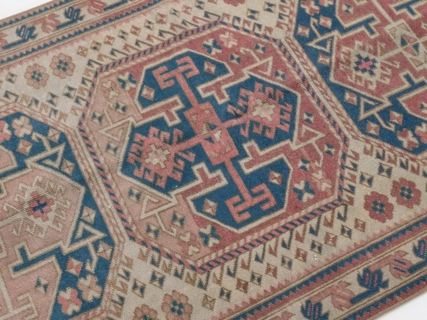 Scandinavian Turkish Rug, Oushak Rug, Vintage rug, One of a kind rug, Area rug, 3x6 Rug, Oushak Carpet, Turkey Rug Made in Anatolia, 10060