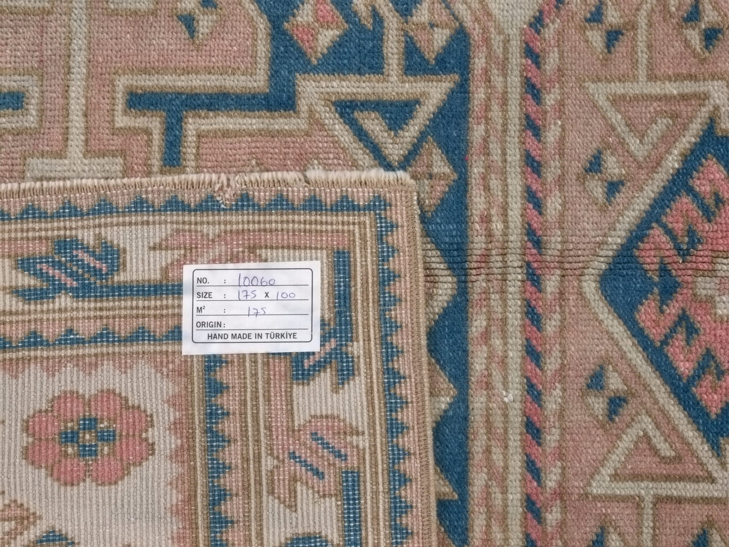 Scandinavian Turkish Rug, Oushak Rug, Vintage rug, One of a kind rug, Area rug, 3x6 Rug, Oushak Carpet, Turkey Rug Made in Anatolia, 10060