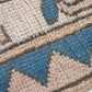 Turkish Rug, Vintage Rug, Small Rug, Mıuted rug, 3x4 Rug, Faded rug, Pink rug 3x4, Anatolia rug, Bedroom rug, Unique rug, Soft rug, 10049