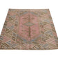 Faded Turkish rug, Anatolia Oushak rug, Vintage Area rug, Boho rug, Fine rug, 4x6 Rug, Tribal rug, Nursery rug, Ethnic rug, 10043