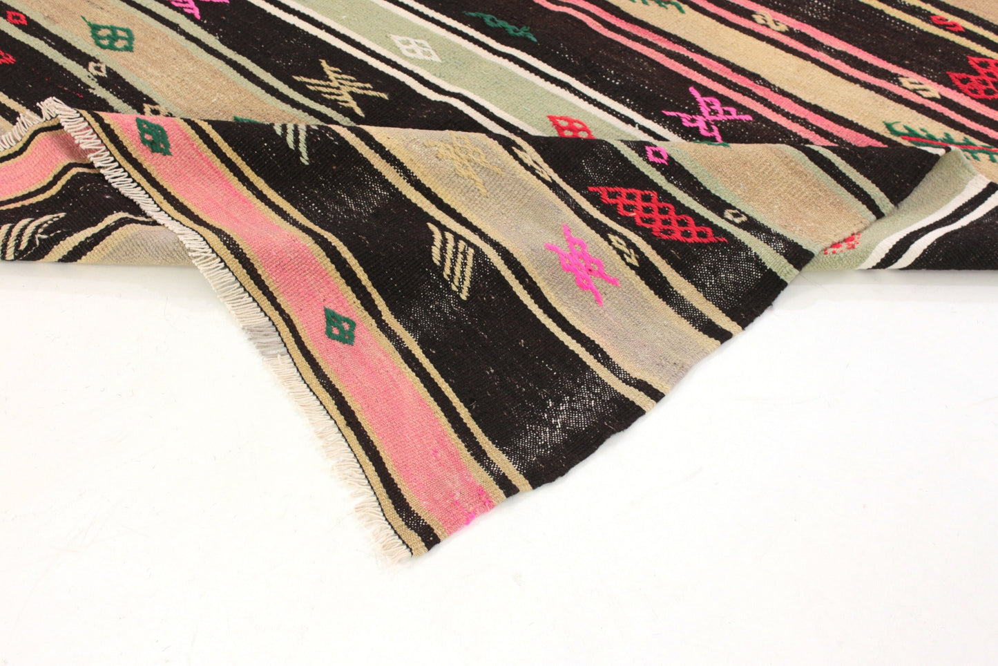 Vintage Kilim Rug 5x10, Neutral Rug, Living Room Rug, Turkish Kilim, Area Kilim, Handmade Kilim Rug, Bohemian Anatolia Rug, Kilim Rug, 6083