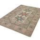 Beige Area Rug 6x8, Faded rug, Anatolia rug, Turkish Oushak Rug, Vintage Carpet rug, 1980's Turkey rug, One of a kind rug, 9017