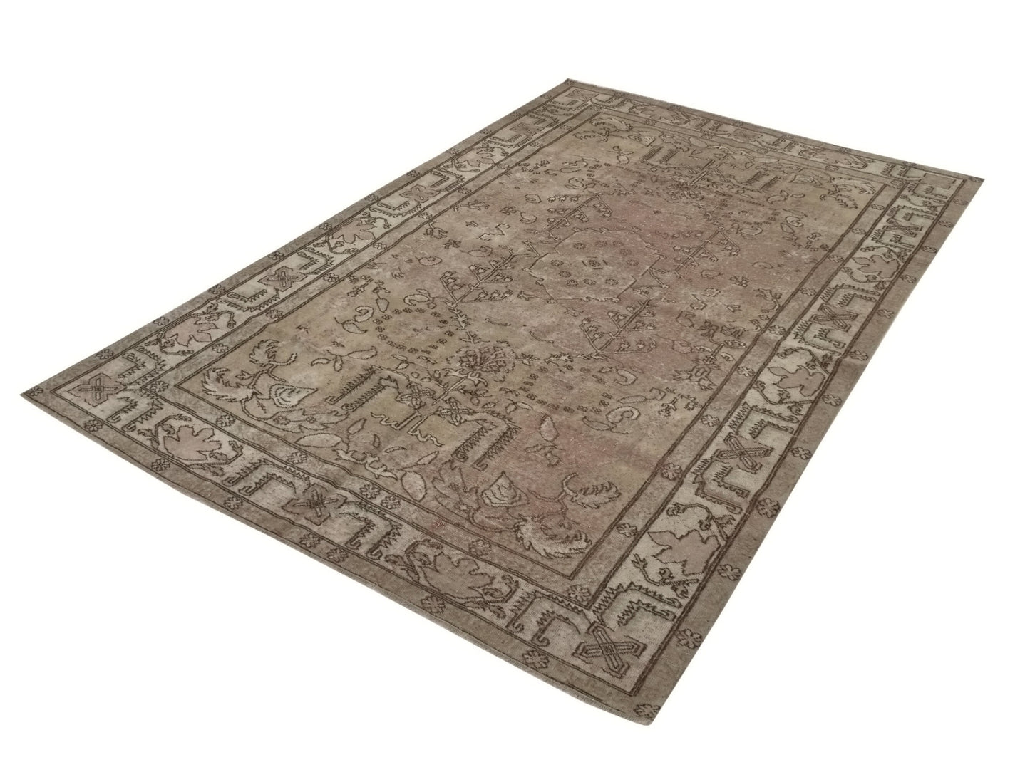Rustic Area Rug 5x8, Turkish rug 5x8, Oushak Rug, Carpet rug, Handmade rug, Distressed rug, Worn Rug, Turkish Carpet, Antique rug, 9013