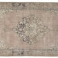 6x10 Oushak Rug Pastel, Neutral rug, Distressed rug, Turkish Vintage Oushak Rug, Handmade Area Coastal Carpet rug, 9012