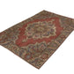 Turkish Rug 5x8, Oriental rug, Oushak rug, Vintage rug, Carpet rug, One of a kind rug, Wool rug, Unique rug, Ethnic rug, Anatolia rug,8978