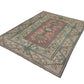 6x9 Oushak rug Boho,Neutral Turkish rug 7x9 ,Vintage rug, Eclectic rug, Carpet rug,Turkish carpet,Faded rug, Oushak carpet, Bedroom rug,8977
