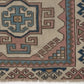3x5 Oushak Vintage Rug, Anatolian Turkish Rug , Traditional Rug , 3x5 Small Oushak Rug , Area Turkish Rug , Handmade Neutral Rug ,8692