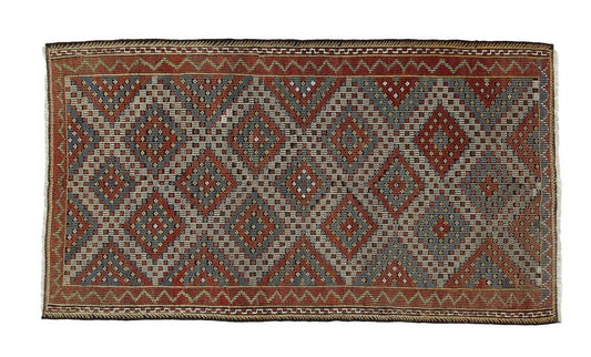 Turkish Kilim, Vintage Kilim Rug 4x7, Handmade Antique Eclectic Kilim Rug, Kilim Rug, Rug Kilim, Bohemian Rug, Wool Rug, Bedroom Rug, 8146