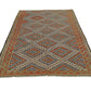 Turkish Kilim, Vintage Kilim Rug 4x7, Handmade Antique Eclectic Kilim Rug, Kilim Rug, Rug Kilim, Bohemian Rug, Wool Rug, Bedroom Rug, 8146
