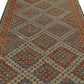 Turkish Kilim, Vintage Kilim Rug 4x7, Handmade Antique Eclectic Kilim Rug, Kilim Rug, Rug Kilim, Bohemian Rug, Wool Rug, Bedroom Rug, 8146