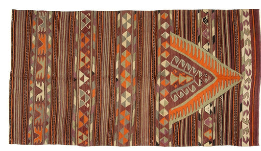 Kilim Rug, Area Kilim Rug, Vintage Antique Kilim Rug, Living Room Rug, Bohemian Rug, Rug Kilim 4x7, Turkish Kilim Rug, Handmade Kilim, 2580
