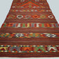 Turkish Kilim Rug, 5x12, Vintage Handmade Unique Kilim Rug, Bedroom Rug, Kilim Rug, Area Kilim Rug, Anatolia Rug, Rug Kilim, Wool Rug, 2845