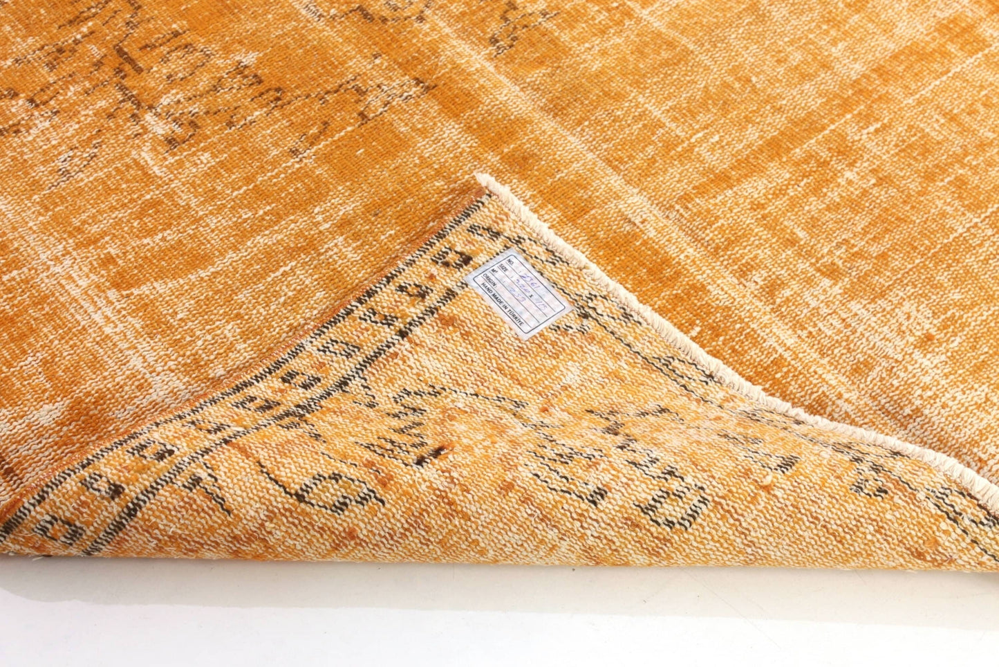 4x7 Orange Area Turkish Vintage Rug, Boho rug, Bedroom rug, Carpet Rug, Anatolia rug , Handmade rug ,Nursery rug, 3361