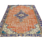 Handmade rug, Turkish Rug 6x9 ,Bohemian rug ,Oushak Rug , Vintage Rug 6x9 ,Anatolia Rug, Area Rug ,6x9 Rug ,6801