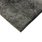 Black Area Vintage Rug 6x9, Turkish Vintage Rug, Distressed Rug, Mid-Century Rug, Over dyed Rug, Black Carpet Rug , 3360
