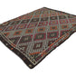 Rug Kilim, Turkish Kilim Rug, Vintage Unique Kilim Rug, Kilim Rug 7x9, Handmade Antique Kilim Rug, Wool Rug, Living Room Rug, 8160