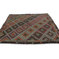 Rug Kilim, Turkish Kilim Rug, Vintage Unique Kilim Rug, Kilim Rug 7x9, Handmade Antique Kilim Rug, Wool Rug, Living Room Rug, 8160