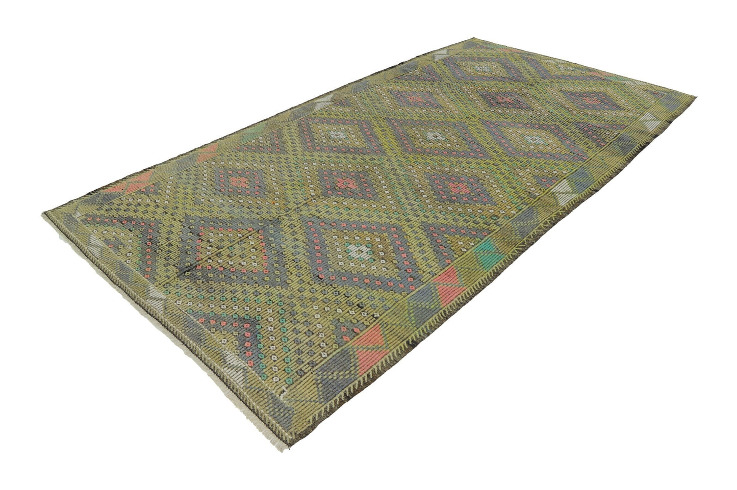 Kilim Rug 6x11, Turkish Kilim Rug, Vintage Muted Kilim Rug, Area Eclectic Kilim Rug, Traditional Rug, Handmade Bohemian Kilim Rug, 8123