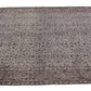 Gray Vintage Rug 5x8, Turkish Rug 5x8, Overdye Gray Vintage Carpet Rug, Handmade Contemporary Living Room Area Rug,3142