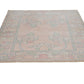5x7 Pink Oushak Area Rug, Turkish Rug, Vintage Rug, Bohemian Handmade Rug, Turkey rug, Unique rug, Faded rug, Wool Rug, Bedroom rug, 7454