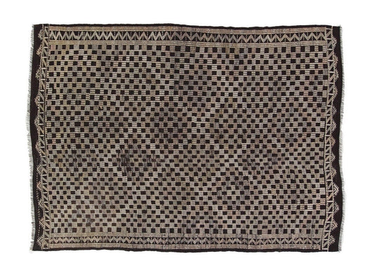 Kilim Rug 6x8, Turkish Faded Kilim Rug, Vintage Goat Hair Kilim Rug, Handmade Antique Kilim Rug,Entryway Rug,Area Kilim Rug, Rug Kilim, 8060