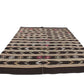 Turkish Kilim Rug, Rug Kilim, Handmade Flat Weave Kilim Rug, Vintage Striped Kilim Rug, Bedroom Rug, Area Floor Kilim Rug, Wool Rug, 5993