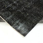 5x9 Black Vintage Turkish Carpet Rug ,Area Wool Handmade Carpet Rug, Living Room, Contemporary, Modern Rug 3153
