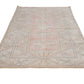5x8 Rug, Faded Geometric Rug, Neutral Turkish rug, Oushak rug, Vintage rug, Area rug, Unique rug, One of a kind rug, Living room Rug, 7482
