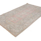 5x8 Rug, Faded Geometric Rug, Neutral Turkish rug, Oushak rug, Vintage rug, Area rug, Unique rug, One of a kind rug, Living room Rug, 7482