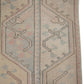 5x8 Rug, Faded Geometric Rug, Neutral Turkish rug, Oushak rug, Vintage rug, Area rug, Unique rug, One of a kind rug, Living room Rug, 7482