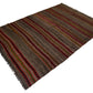Turkish Handmade Kilim Rug, Area Eclectic Kilim Rug, Vintage Bohemian Kilim Rug, Rug Kilim 5x8, Living Room Rug,Wool Rug, Anatolia Rug, 3763
