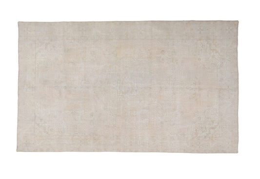 6x10 Beige Distressed Area Wool Turkish Rug, Oushak Rug Neutral, Vintage Unique Turkey rug, Scandinavian decor, Living room rug, 7498