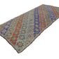 Kilim Rug 5x12, Handmade Antique Kilim Rug, Area Kilim Rug, Vintage Eclectic Kilim Rug, Bedroom Rug, Bohemian Rug, Turkish Kilim Rug, 8136