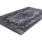 Overdye Blue Turkish Rug, Vintage Rug Distressed, Oushak Carpet Rug, Area Rug Floral 5x8, Contemporary ,Living Room, Handmade ,Rug,1202