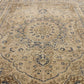 6x9 Neutral Wool Oushak rug ,Turkish rug, Distressed rug, Worn rug, Anatolia rug, Vintage Area rug, Antique rug ,Living room rug, 6325