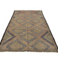Turkish Kilim Rug, Rug Kilim, Handmade Kilim Rug, Neutral Floor Rug, Area Faded Kilim Rug, Office Rug, Wool Rug, Vintage Kilim Rug, 3238