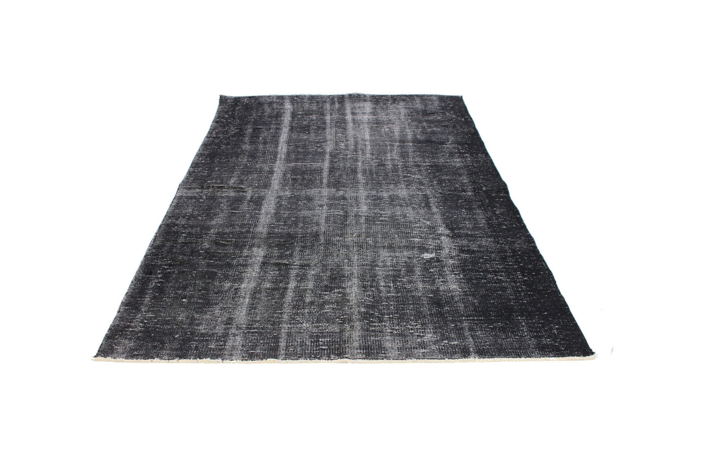 Rug 5x8, Turkish Rug, Vintage Rug, Oushak Rug, Overdye Rug, Black Rug, Turkish Carpet, Distressed Rug, Area Rug, Vintage Carpet Rug, 3286