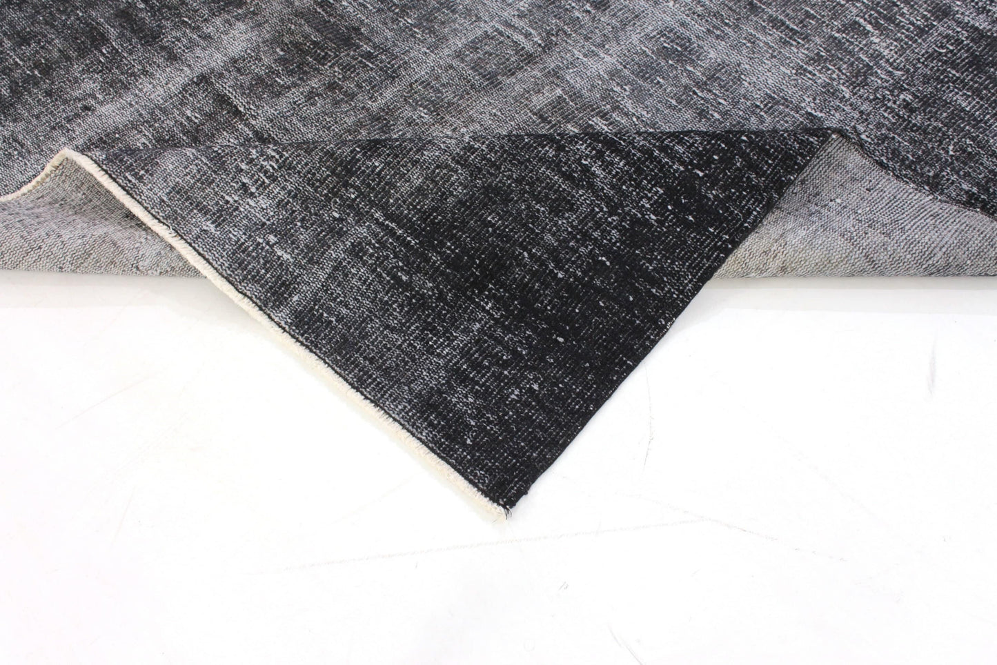 Rug 5x8, Turkish Rug, Vintage Rug, Oushak Rug, Overdye Rug, Black Rug, Turkish Carpet, Distressed Rug, Area Rug, Vintage Carpet Rug, 3286
