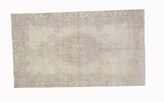 Oushak rug,Turkish rug,Vintage rug,Small rug,Bedroom rug,Small Oushak rug,Faded rug,Beige rug 4x7,Vintage Turkish Oushak rug 4x7,7121