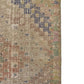 Turkish Kilim Rug, Handmade Kilim Rug, Area Unique Kilim Rug, Rug Kilim 5x8, Entryway Rug, Vintage Faded Kilim Rug, Scandinavian Rug, 3230