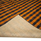 Kilim Rug 5x8, Vintage Plaid Kilim Rug, Area Flat Weave Kilim Rug, Handmade Striped Kilim Rug, Turkish Bohemian Kilim Rug, Office Rug, 5575