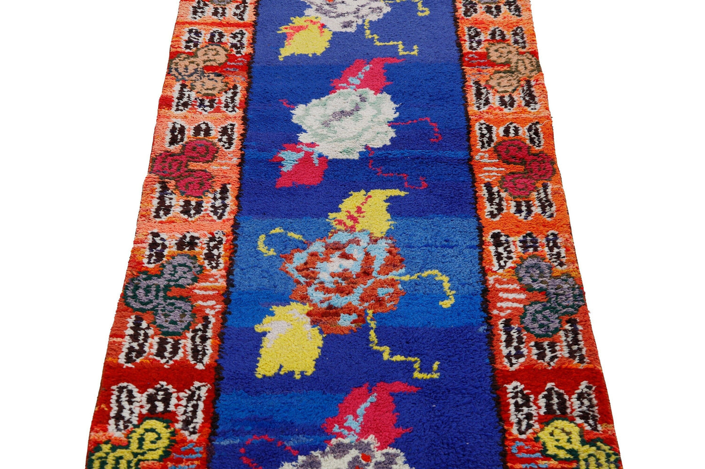 Bohemian Bedroom runner rug, Turkish Oushak Vintage Rug runner, Small runner rug, Gypsy Runner rug, Office rug, Carpet runner, 7222