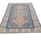 Faded rug ,Area rug, Turkish rug, Oushak rug, Vintage rug, Carpet rug, Boho Rug, Neutral rug, 5x7 Turkish rug, Living room Rug, 7748