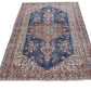 4x7 Rug, Turkish Oushak Vintage rug, Carpet rug, Navy Blue rug, Handmade rug, Oushak Carpet ,One of a kind, Anatolia,Rug,7752