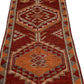 3x12 Turkish runner Rug ,Herki Vintage Runner, Hallway rug, Bathroom Handmade Carpet Runner rug, Kitchen rug, Narrow rug, 7215