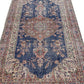 4x7 Rug, Turkish Oushak Vintage rug, Carpet rug, Navy Blue rug, Handmade rug, Oushak Carpet ,One of a kind, Anatolia,Rug,7752