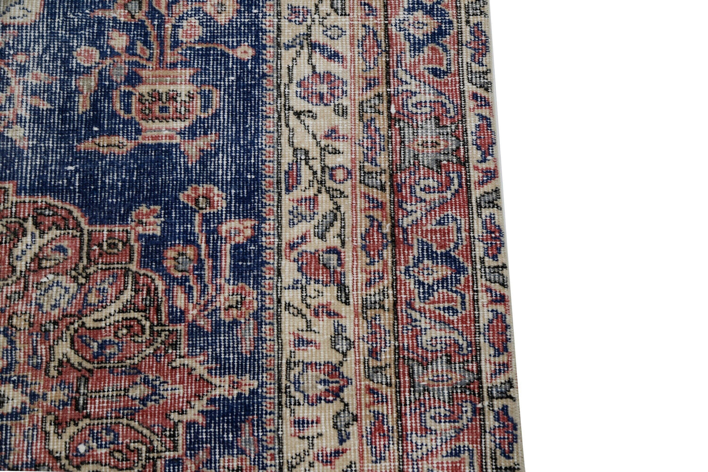 4x7 Rug, Turkish Oushak Vintage rug, Carpet rug, Navy Blue rug, Handmade rug, Oushak Carpet ,One of a kind, Anatolia,Rug,7752