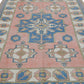5x8 Turkish rug, Vintage rug 5x8, Oushak Rug 5x8, Neutral Pink Bohemian Carpet rug, Bedroom Area Anatolia Rug ,Rug Made in Turkey , 7747